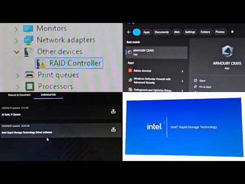 ASUS ROG Strix Z790-E Gaming Wifi II RAID Controller Driver Intel Rapid Storage Technology IRST