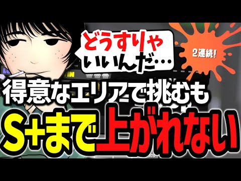 得意なガチエリアで昇格戦に挑むもS+まで上がれないけーぐらむ【スプラ3】#スプラトゥーン3