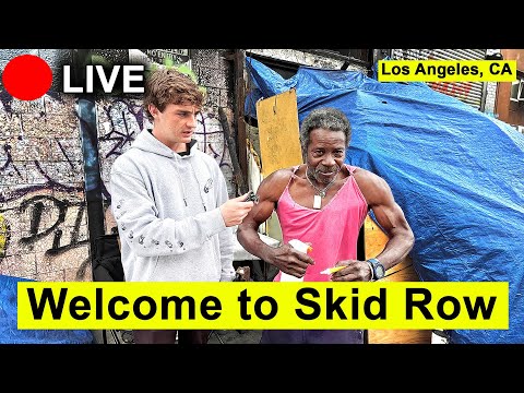 IRL Entering Inside Skid Row | Los Angeles