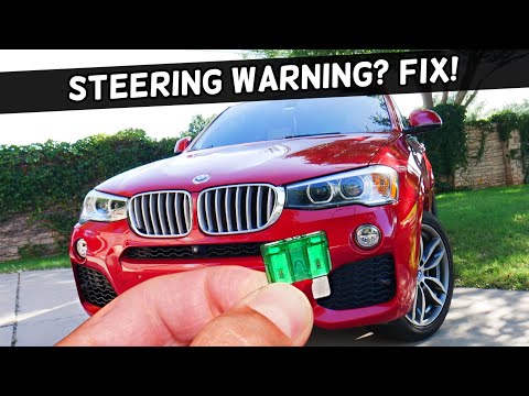 Why Steering Warning BMW X3 X4 2010 2011 2012 2013 2014 2015 2016 2017 2018