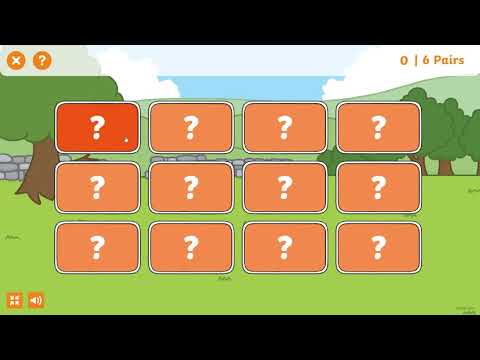 Level 2 Phonics Sounds Pairs Game clip