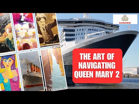 CUNARD QUEEN MARY 2 CRUISE  - THE ART OF NAVIGATING THE STAIRWELLS