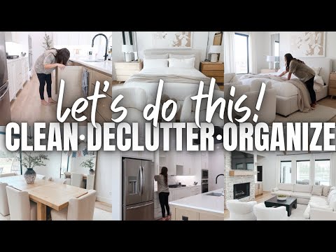 *NEW* CLEAN + DECLUTTER + ORGANIZE | DECLUTTER + ORGANIZE WITH ME 2024 | HOUSE CLEANING MOTIVATION