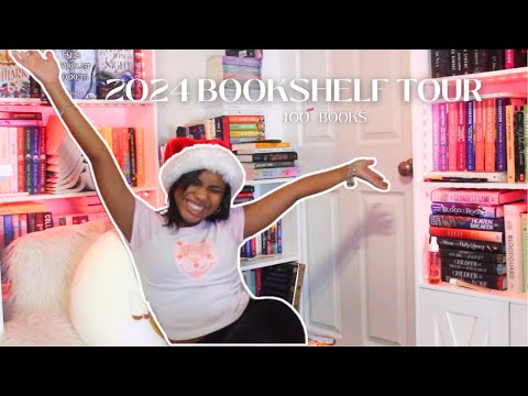 2024 Bookshelf tour [400+ books] | vlogmas day 3