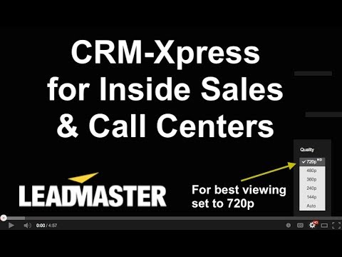 CRM Xpress for High Volume Calling