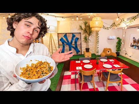 Transforming My Room Into A Restaurant