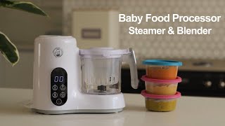 BabyWombWorld Baby Food Processor Steamer Blender and Milk Bottle Warmer