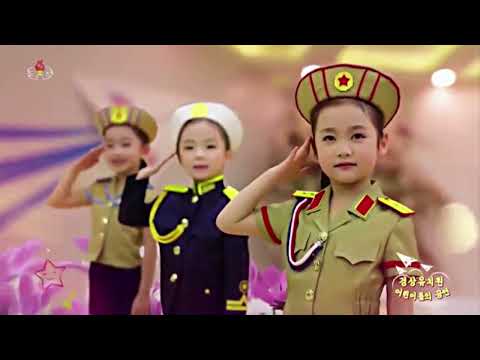 北朝鮮童謡《子供軍隊行進曲》日本語字幕付き