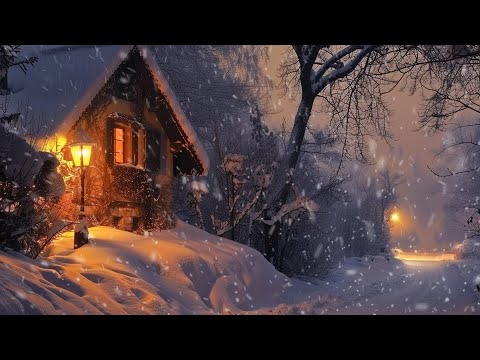 Blustery Wind and Snowstorm Ambience for Deep Sleep | Mighty Snow and Ice Storm |  Winter Atmosphere