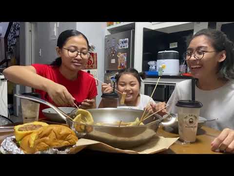 Korean Fish Cake Mukbang with Ate and Tita | English Only Challenge!