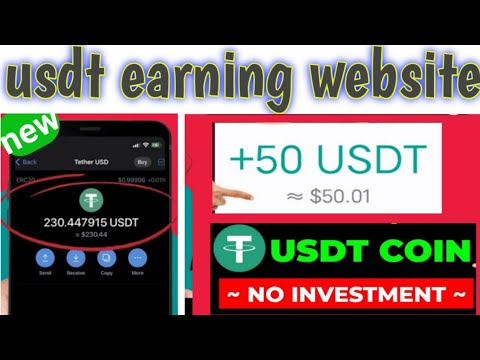 New Usdt Earning Site || Usd Mining Site 2023 Without Investment || Usdt Earning Website