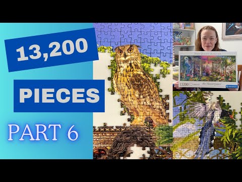 13,200 PIECE JIGSAW PUZZLE!! Visionaria by Clementoni (Part 6) #puzzle #jigsawpuzzle