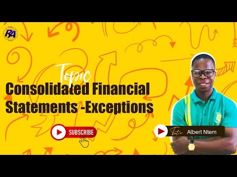 Consolidated Financial Statement: Part 3-Exceptions