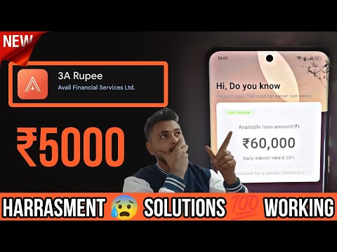 a3 rupee loan app || a3 rupee loan app harrasment 😰 solutions || a3 rupee loan app Real or fake