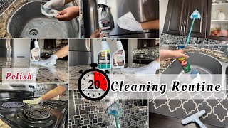 Daily Night Kitchen Cleaning Routine To Keep The 🏡 Clean #cleanwithme #kitchencleaning #dollarama