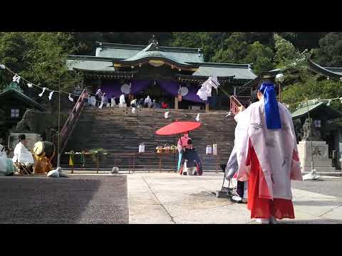 10月８日(令和四年)　湯立て神事　始まり♪始まり♪　神人和「清」　　