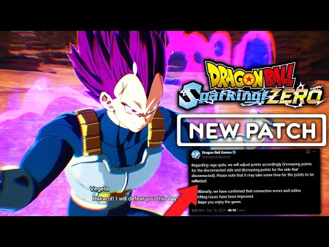 DRAGON BALL: Sparking! ZERO - OFFICIAL NEW PATCH EMERGENCY UPDATE