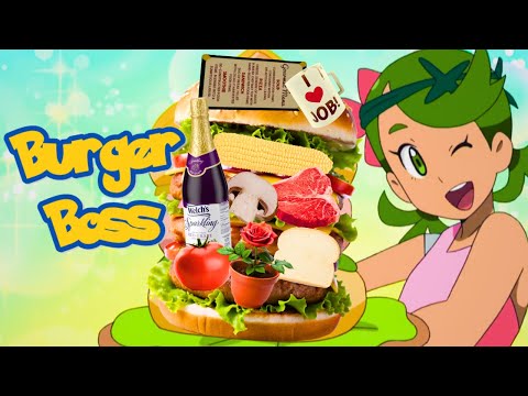 Mallow’s GJTBSTMBFPC Burger with a Menu and Coffee Mug Garnish @eganimation442