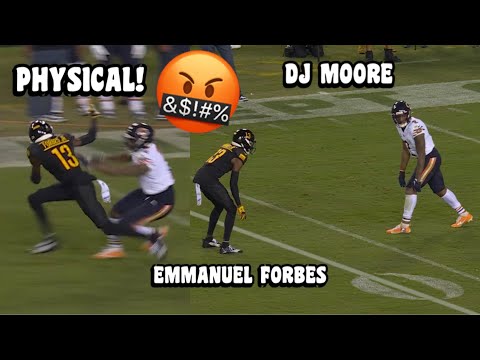 DJ Moore ‘EXPOSED’ Emmanuel Forbes 🔥😳 (WR Vs CB) Bears vs Commanders 2023 highlights