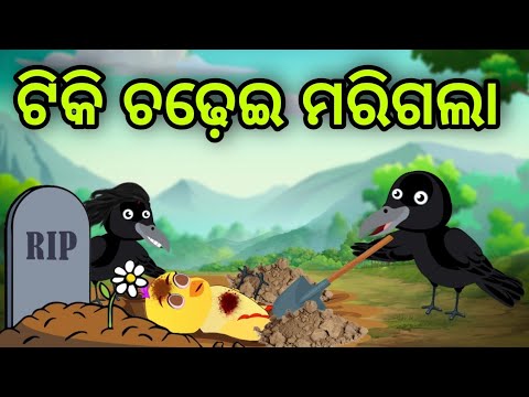 ହତ୍ୟାକାରୀ କାଉ | Hatyakari Kau | Tiki Chadhei | Odia Gapa | Chadhei Gapa