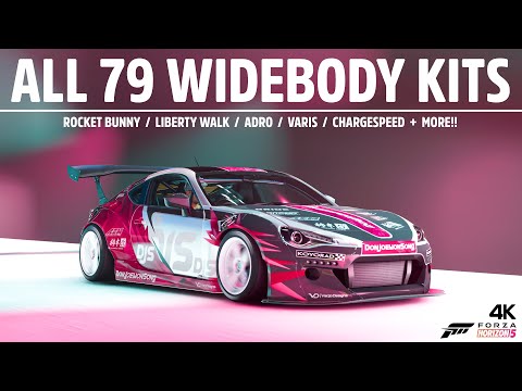 Forza Horizon 5 -  All 79 Widebody Kits in Forza Horizon 5