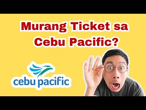 PAANO MAGBOOK NG MURANG TICKET SA CEBU PACIFIC ONLINE?