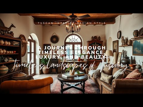 Tuscan Interior Design Style: A Journey Through Timeless Elegance, Luxury, and Beauty!