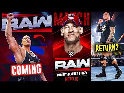 MASSIVE! Rock Raw NETFLIX RETURN UPDATE 😱 | John Cena WRESTLING On Raw Netflix? Randy Orton | WWE