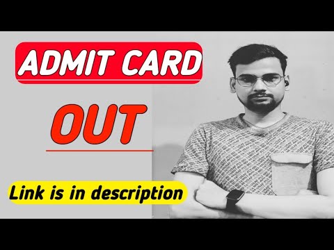 ADMIT CARD OUT | LINK IS IN DESCRIPTION | PRESIDENT SIR WILL COME LIVE AT 6PM | CMA STUDENTS | EXAM