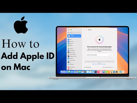 How to Add Apple ID in Mac | Add Apple ID on Macbook (2025)