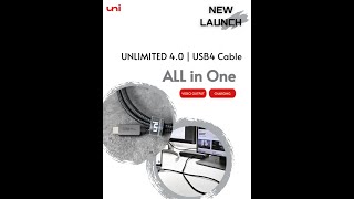 uniAccessories - This Is Why You NEED A USB4 ALL in One Cable #shorts (Full Version)