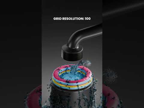 Beginner's Guide to water simulation in Blender 🤤 #blender #watersimulation #learning#asmr#effect