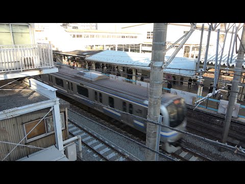 12/10/2024 Japan Railways Yokosuka Line: E217 Series Y-129+Y-30 Set at Tsurumi