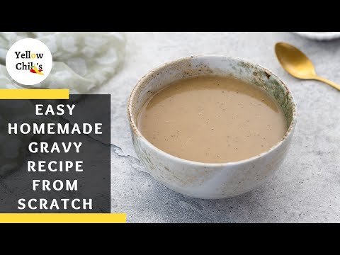 Easy Homemade Gravy Recipe from Scratch | Quick & Delicious!