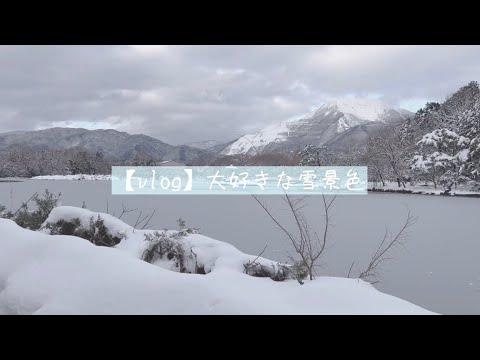 【vlog】大好きな雪景色 | 滋賀帰省 | 田舎の風景 | リラックス | iPhone13 Pro