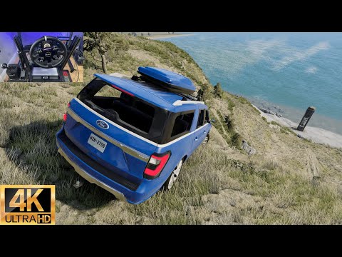 Ford Expedition  off-road BEAM NG DRIVE, Moza Direct drive gameplay