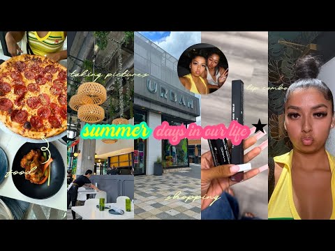 summer vlog 002: shopping, food, lip combo, taking pictures etc.