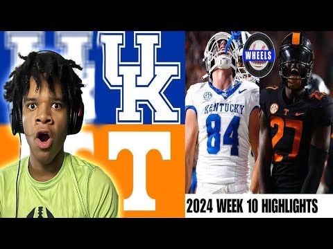 FonceKam Reacts To #7 Tennessee vs Kentucky | Full Game Highlights