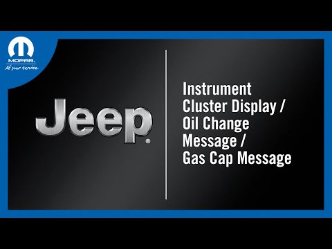 Instrument Cluster Display, Change Oil & Gas Cap Messages | How To | 2024 Jeep Gladiator