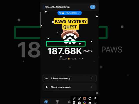 Paws Mystery Quest For Today #pawsairdrop #blum #crypto #bitcoin #paws #pawsairdrop