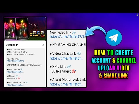 Add Discription Link Like Big YouTuber || How To Create Telegram Channel In 2024