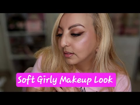 Soft Girly Makeup  Look Tutorial-Mostly Drugstore