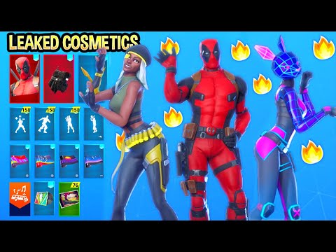 *NEW* All Leaked Fortnite Skins & Emotes..! *DEADPOOL* (CHAPTER 2 SEASON 2)