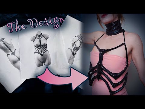 I Made a Skeleton Corset/Harness