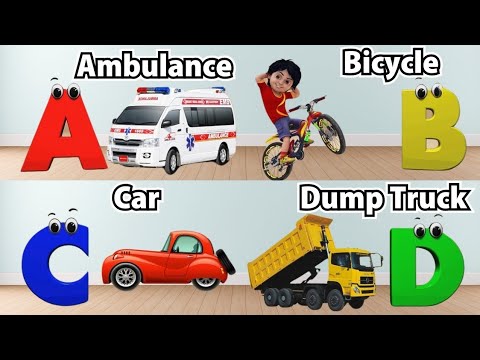 Vehicles ABC Song for Todders | Vehicles Alphabet Song | Phonics for Kids | Alphabet Letters