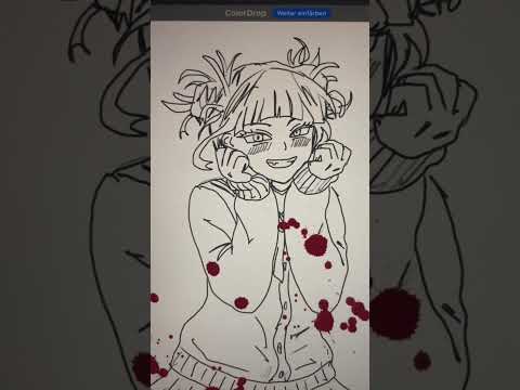 Drawing Toga Himiko🩸#anime #myheroacademia #toga #sweetbutpsycho