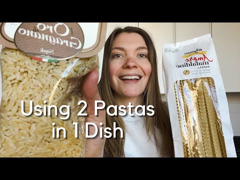 How to cook with 2 Types of Pasta- Video Tutorial