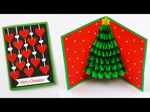 DIY Christmas greeting card | How to make Christmas greeting card - Easy and best greeting card