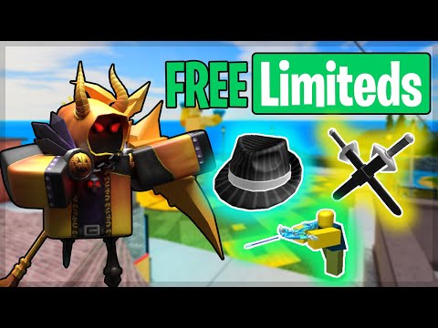 I Gave Away FREE LIMITEDS in Roblox Trade Hangout!