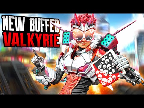 NEW BUFFED VALKYRIE 29 KILLS & 5500 DAMAGE (Apex Legends Gameplay)